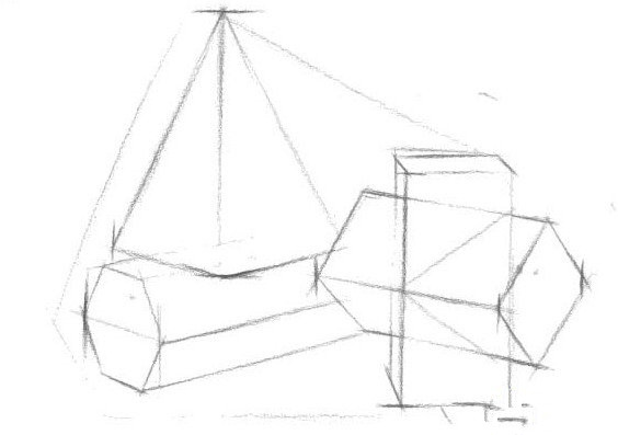 靜物素描技巧：靜物素描中空間的構建