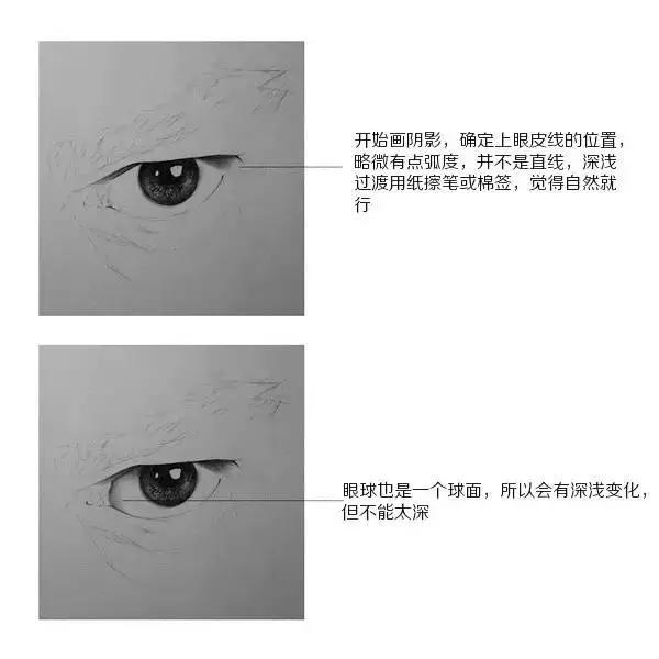 超寫實(shí)眼睛素描畫法步驟圖解